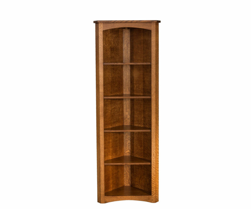 Mission Corner Bookcase