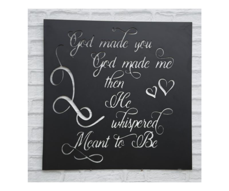 Meant To Be Plaque