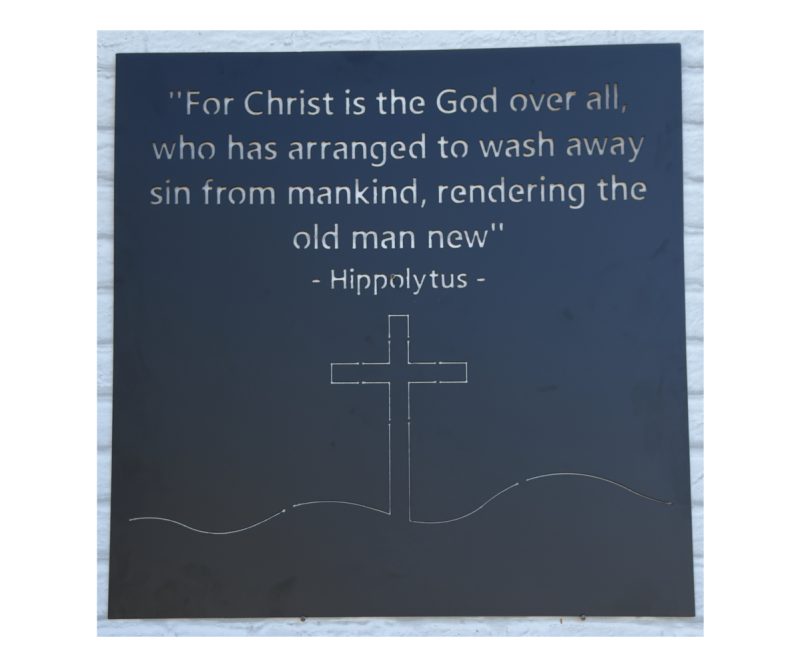 God Over All Plaque