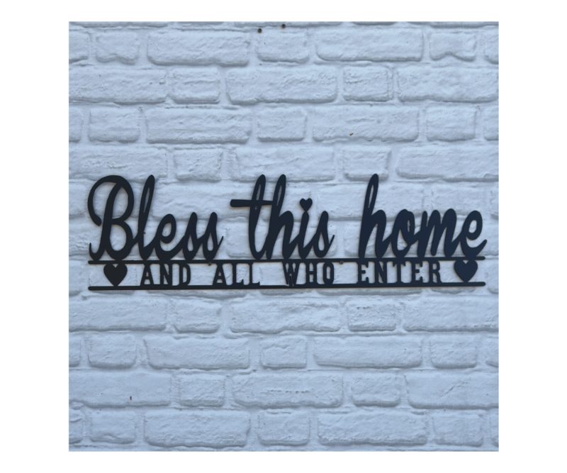 Bless This Home Plaque
