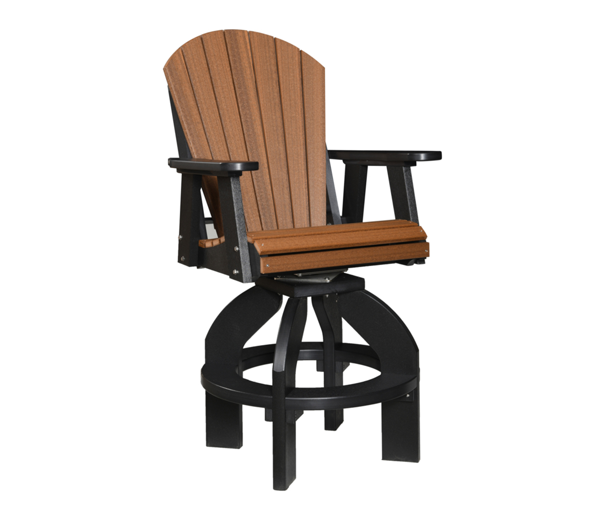 Adirondack Pub Swivel Chair Deep Seat
