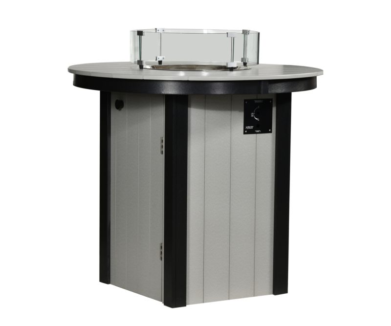 48" Round Fire Pit Balcony Height - 36"H