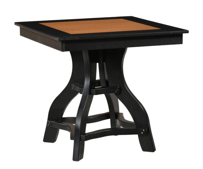 32" Square Patio Border Table - 30"H