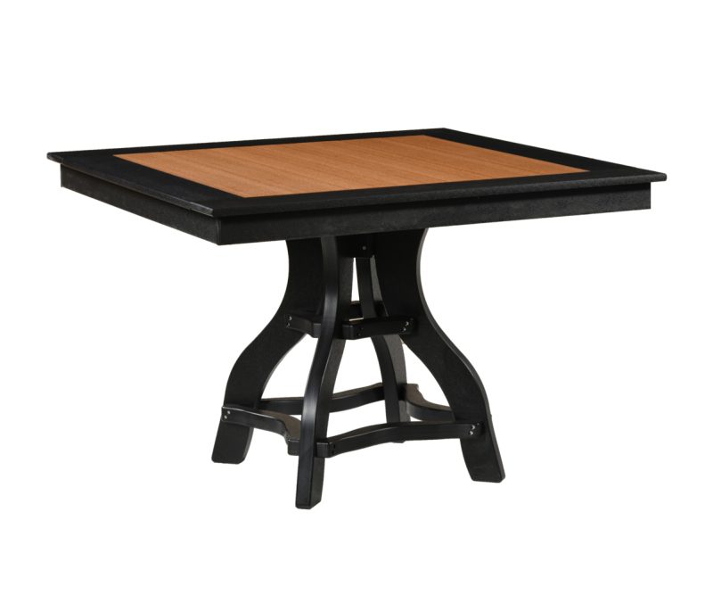 44" Square Patio Border Table - 30"H