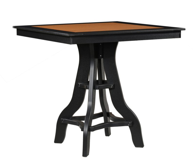 44" Square Patio Border Table - 42"H