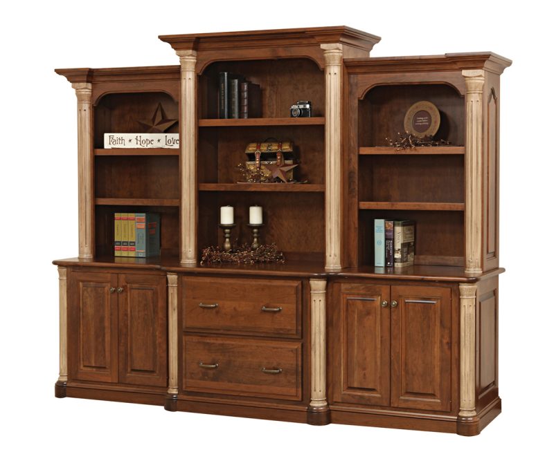 Jefferson 98" Base and Three Piece Hutch