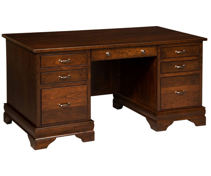 Fairfield Executive Desk w/finished back