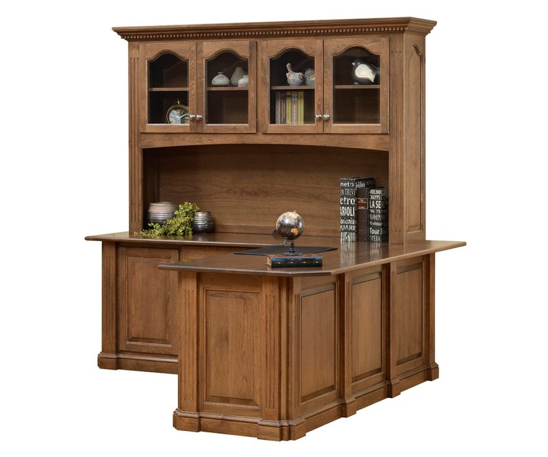 Signature Corner Desk and Hutch