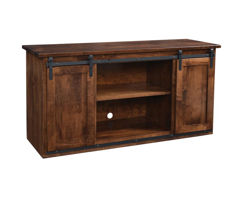 Sliding Barn Floor TV Console