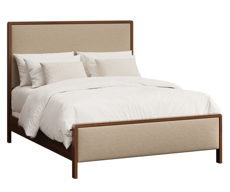 Ashton Fabric Footboard Queen Bed