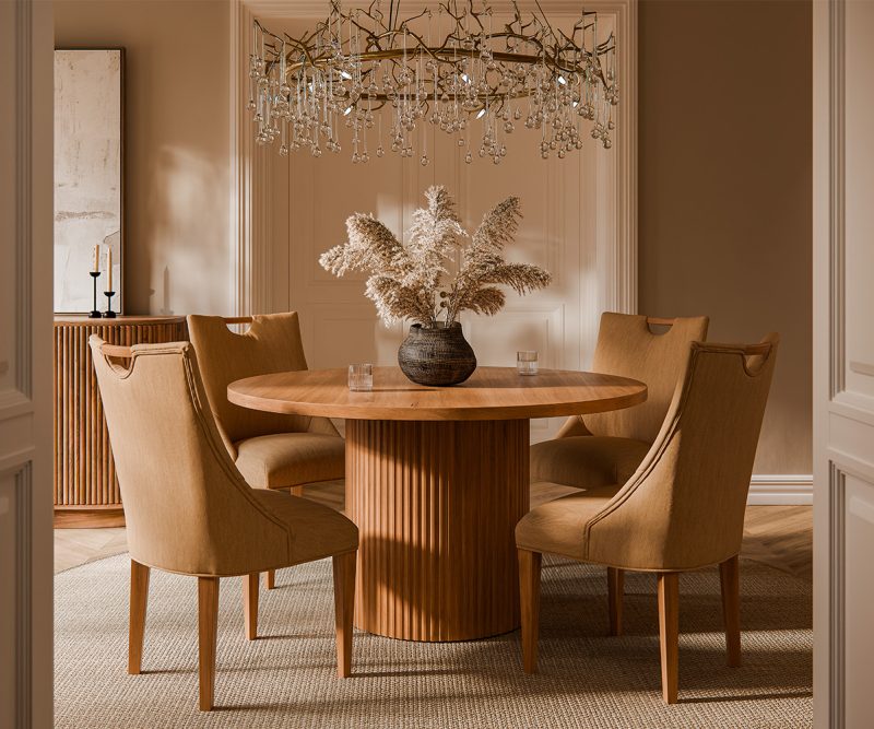 Rainier Single Pedestal Dining Collection