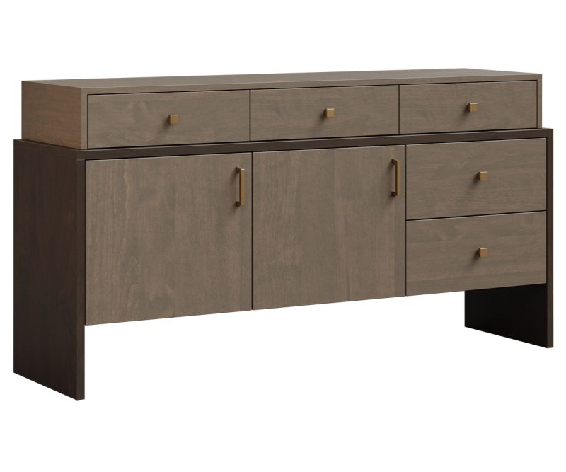 Dion Five Drawer Buffet with Two Doors