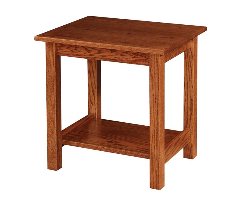 Mission End Table Without Slats
