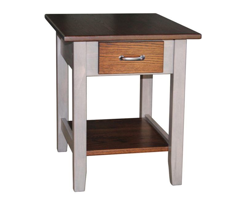 2-Tone Shaker End Table