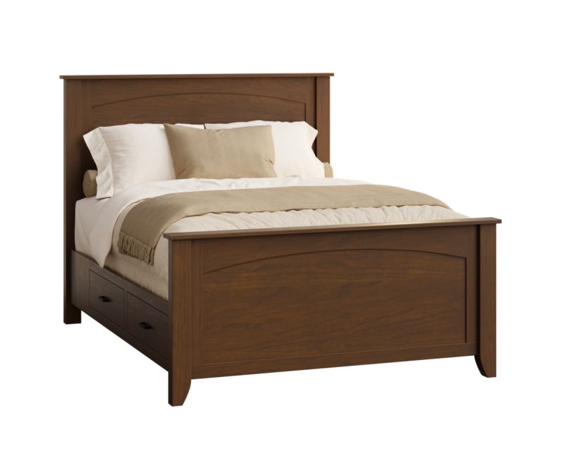 Jackson Arched Panel Bed With Drawer Unit