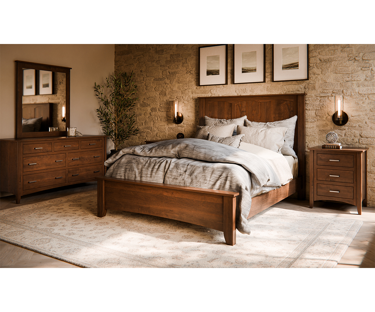 Jackson Panel Bed With Low Footboard - Image 2