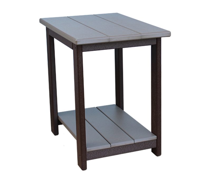Two Tier Rectangle End Table