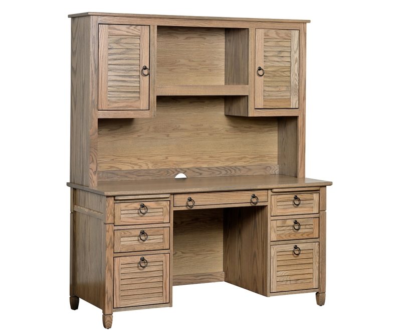 Aden Park Credenza Desk And Hutch