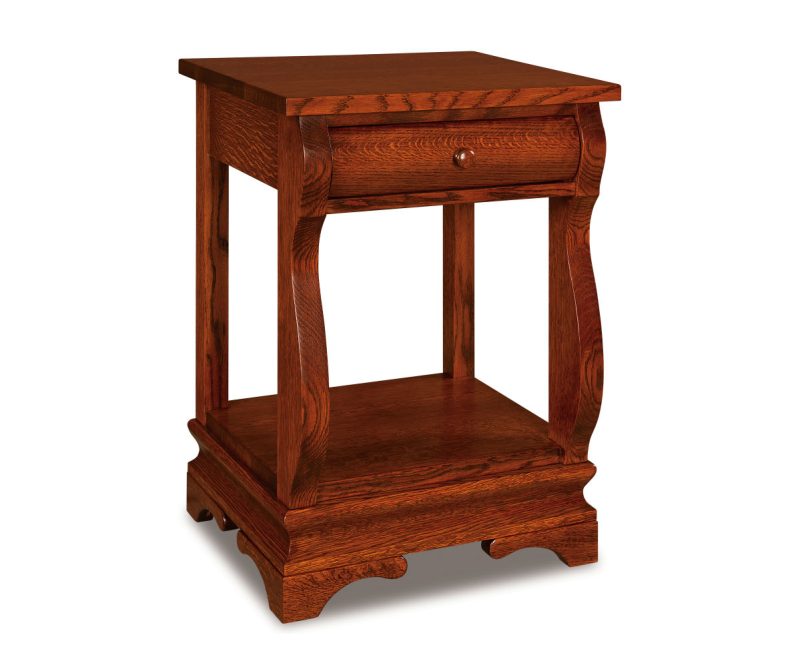 Chippewa Sleigh 1 Drawer Open Nightstand