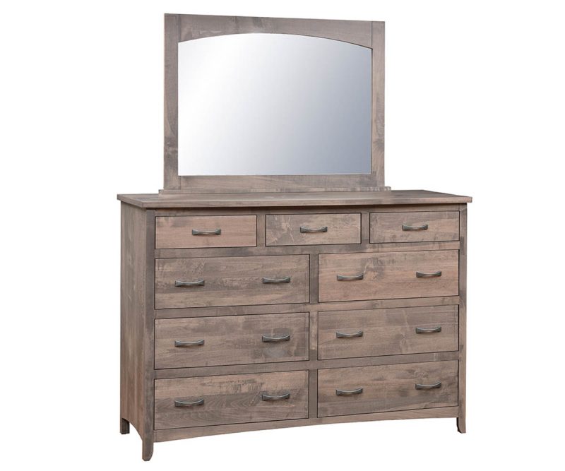 Roxbury Rustic Smooth Mule Dresser with Mirror