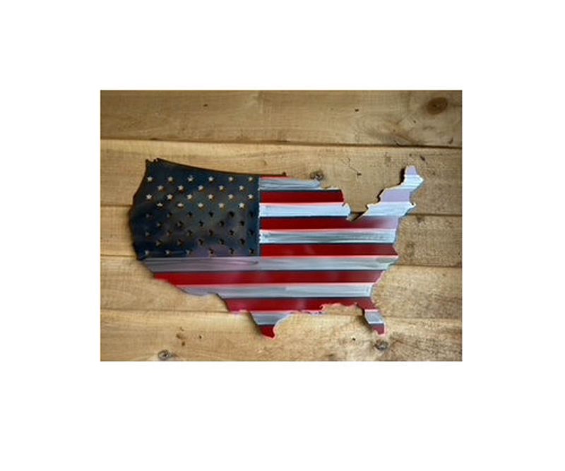US Shaped American Flag