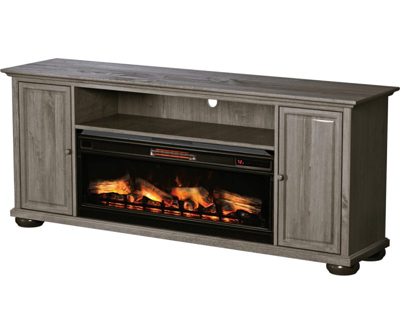 Strafford Media Console with Fireplace