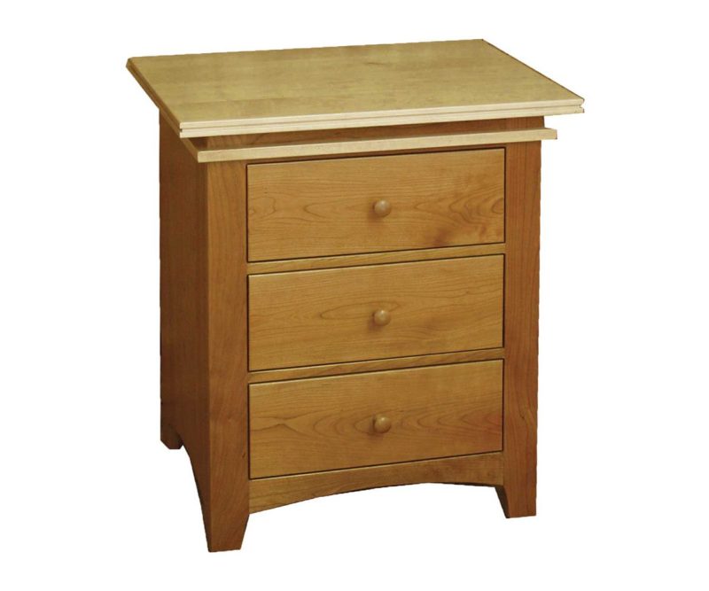 Maple Creek 3 Drawer Nightstand