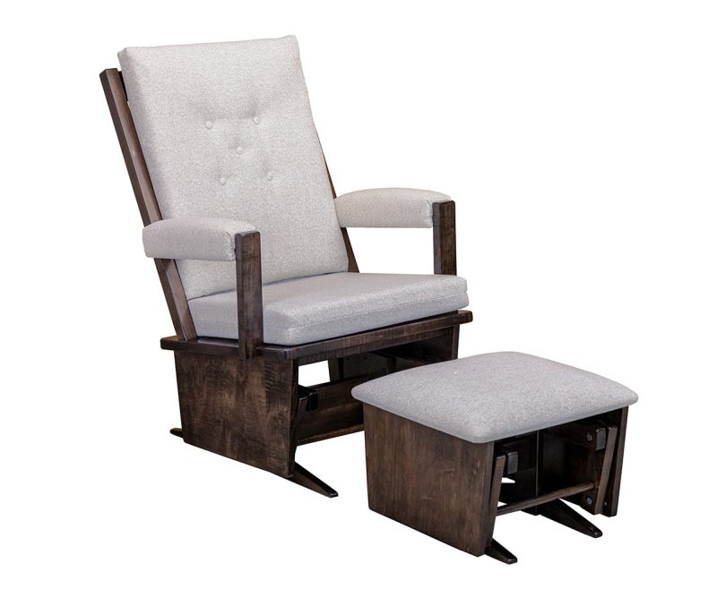 Remi Glider and Ottoman