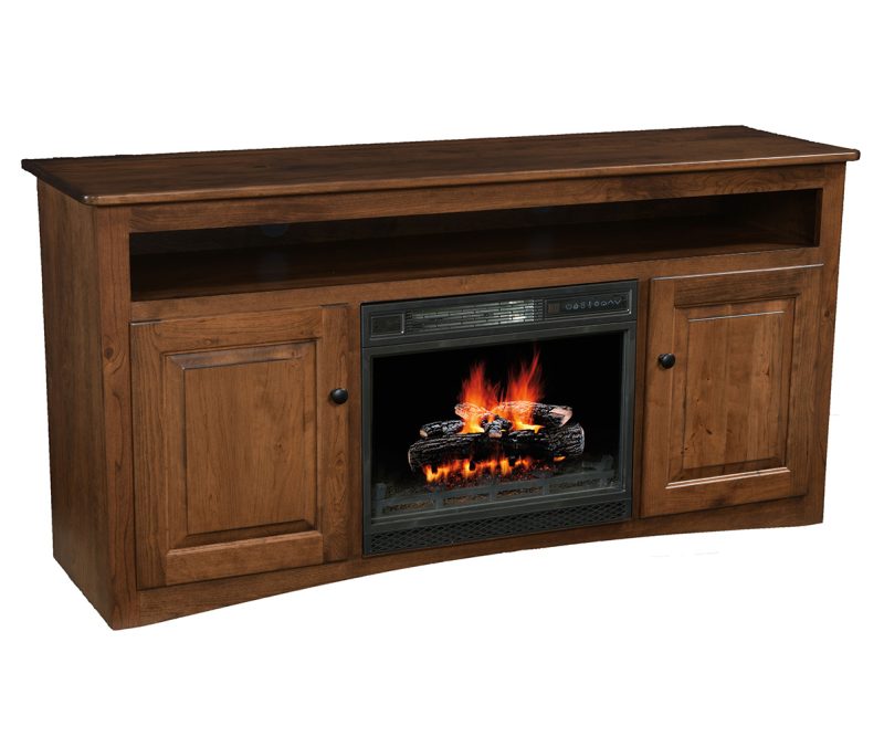 Economy TV Stand with Fireplace