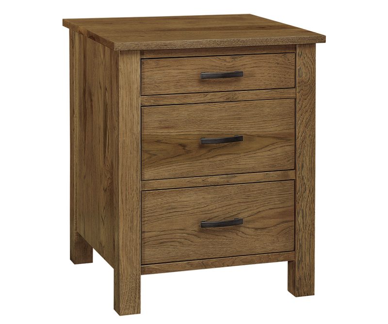 Riverside 3 Drawer Nightstand