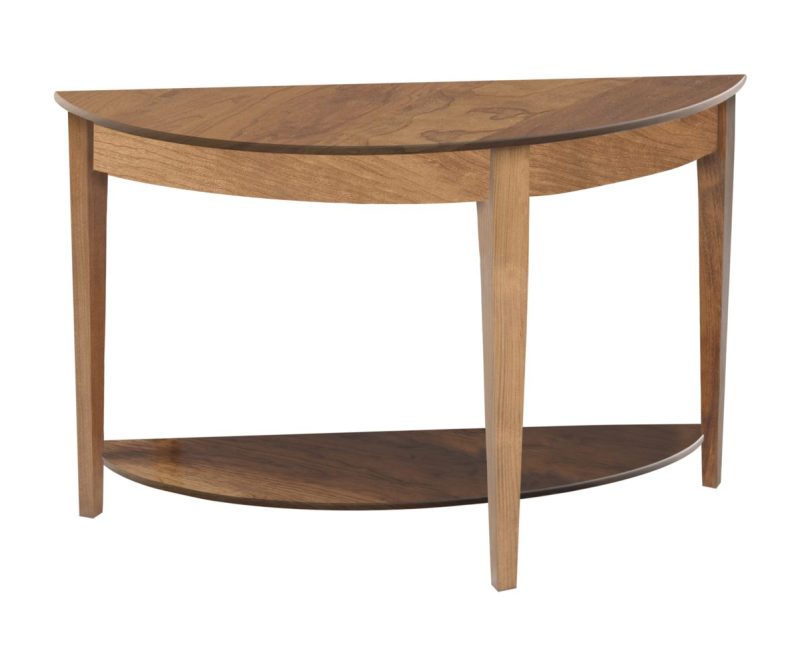 Woodland Shaker Half Round Hall Table
