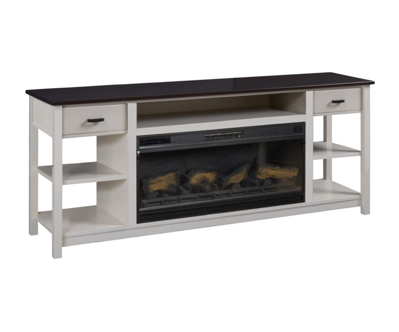 Buckhannon Fire Box TV Stand - 80"