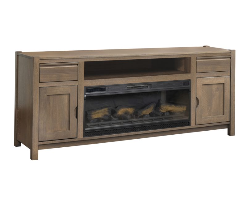 Fresno Fire Box TV Stand - 80"