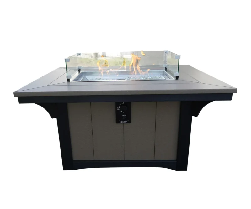 Boulder Creek Firepit With Poly Sides