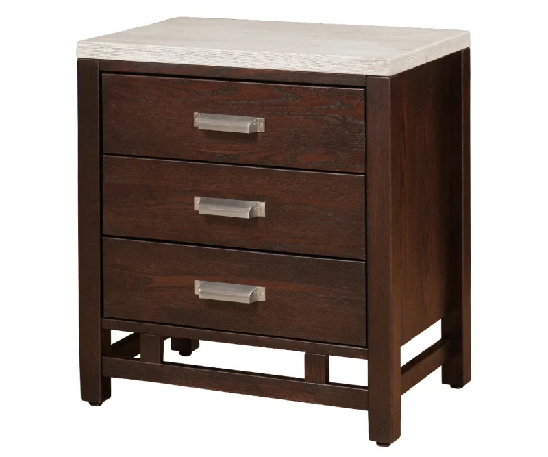 Rexford 3 Drawer Night Stand