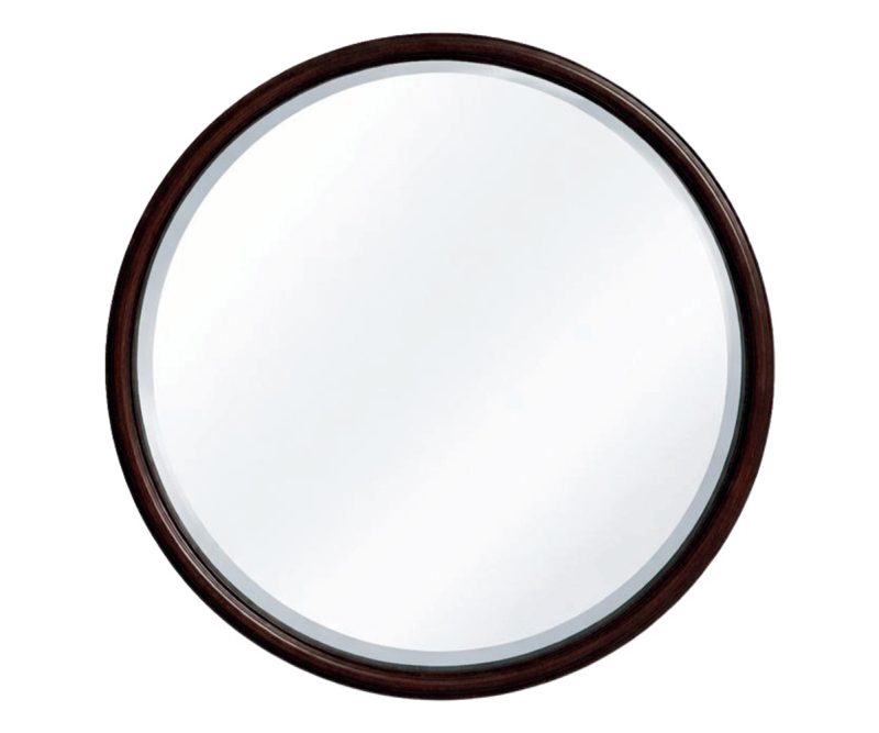 Intersection Round Beveled Mirror