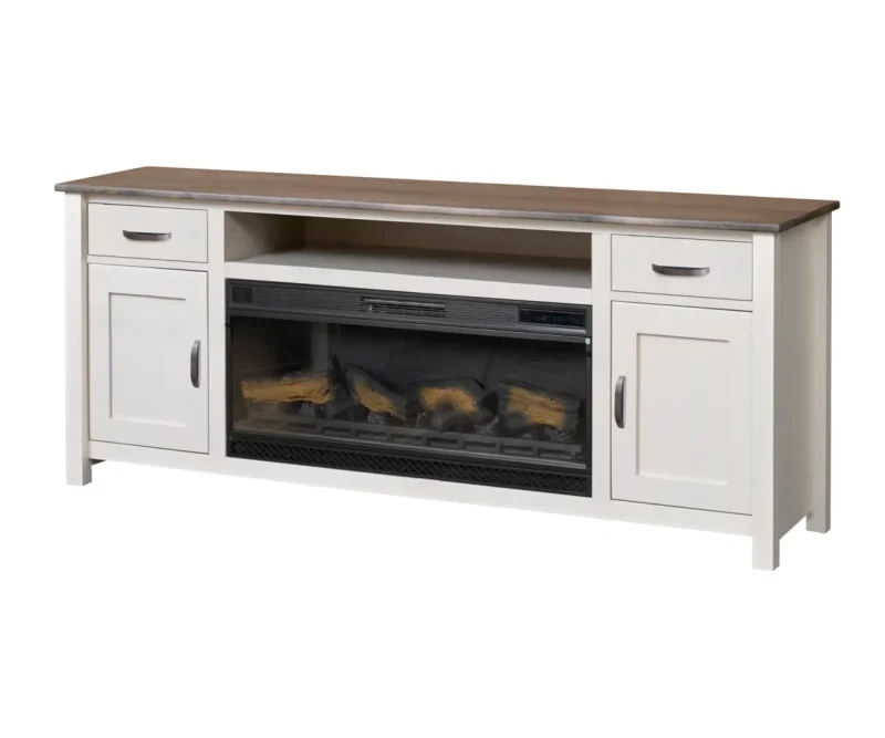 Sanibel Fire Box TV Stand - 80"