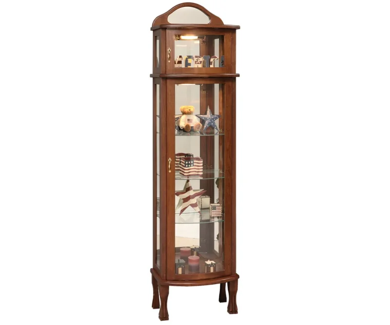 Rectangular Bonnet Top Curio
