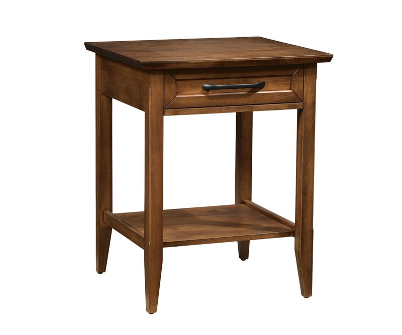 Glenwood Bedside Table with Shelf