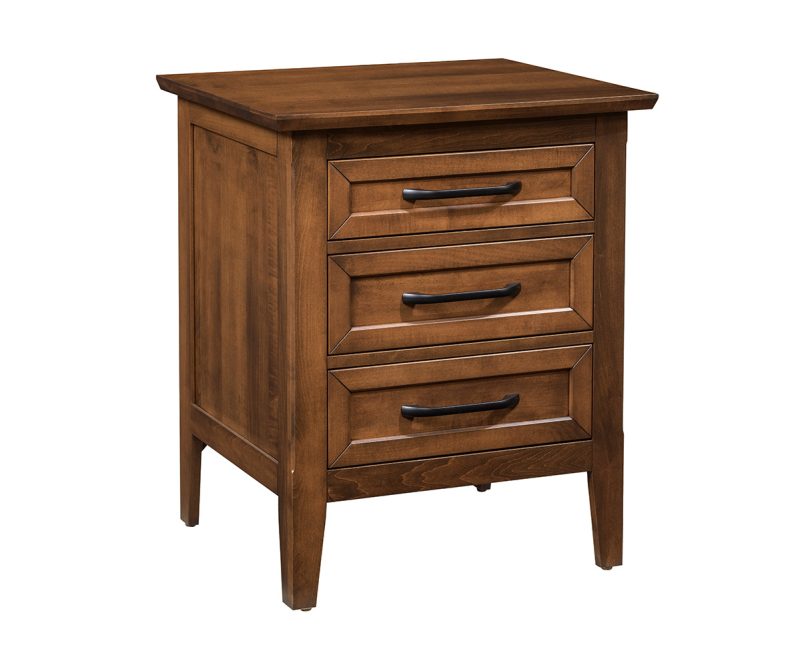 Glenwood Three Drawer Nightstand