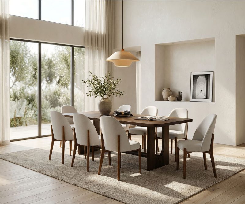 Adobe Double Pedestal Dining Collection
